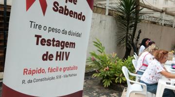 técnicas fazendo testagem #paratodosverem 