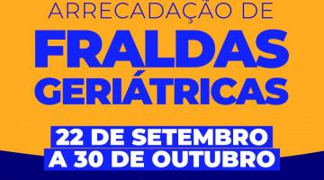 Cartaz da campanha do Fundo Social. #Paratodosverem
