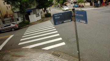 CET-Santos faz a sinalização de solo em diversas vias
