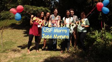 Jovens atendidos na Policlínica do Morro José Menino fazem piquenique 