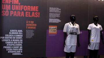 Exposição sobre a luta das mulheres no futebol já pode ser visitada no Museu Pelé em Santos