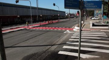 cruzamento que terá novo acesso #paratodosverem