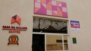 Casa da Mulher de Santos. #Paratodosverem