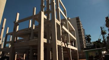 esturutra pré-moldada de obra. #paratodosverem 