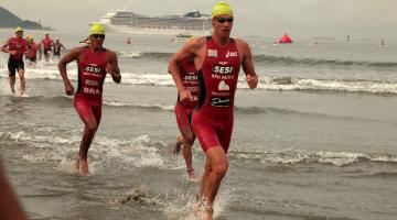 Campeonato Santista de Triathlon abre inscrições para munícipes