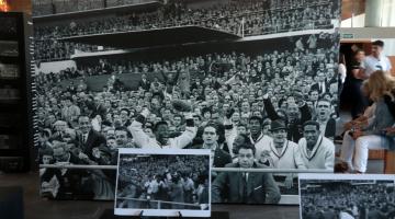 Foto no Museu Pelé. #Paratodosverem