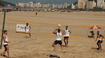 Inscrições para a 1ª etapa do Santista de futevôlei começam terça