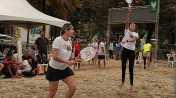 Jogadoras de beach tennis. #Paratodosverem.