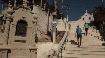 Começam neste mês obras de drenagem e revitalização do acesso ao Monte Serrat, em Santos