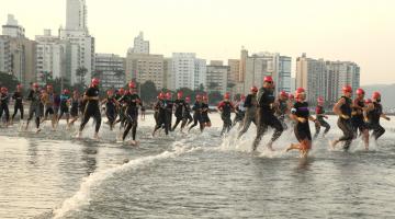 Santos abre oito vagas gratuitas para a 3ª etapa do Troféu Brasil de Triathlon