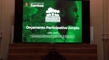 Orçamento Participativo de Santos terá R$ 4,8 milhões para projetos de secretarias municipais e entidades de bairro; inscrições abertas