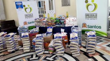 Mais de 2 toneladas de alimentos doadas. #Paratodosverem