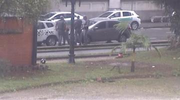Com o apoio das câmeras da Prefeitura, Polícia Militar detém menores por tentativa de furto no Centro de Santos