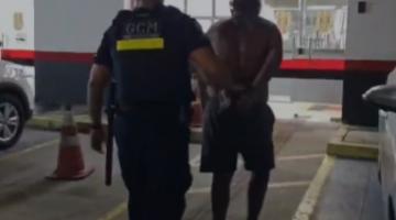guarda leva homem para a delegacia #paratodosverem 