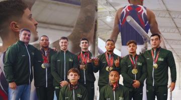 Ginástica artística masculina de Santos domina disputas dos Jogos Regionais e conquista mais um título