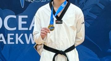 Giovanni com a medalha. #Paratodosverem