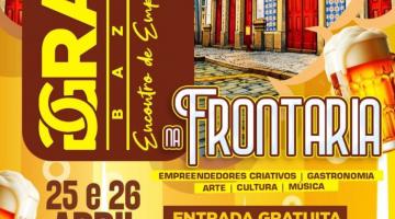 Cartaz do Gran Bazar na Casa da Frontaria Azulejada. #Paratodosverem