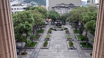 foto áerea da praça #paratodosverem