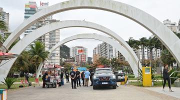 Operação Onda Azul reforça patrulhamento preventivo no Novo Quebra-Mar, em Santos