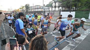 atletas na largada #paratodosverem
