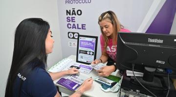 Posto Avançado do Protocolo Não Se Cale. #Paratodosverem