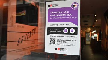 Cartaz do Protocolo Não Se Cale. #Paratodosverem