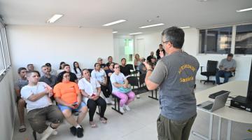 Capacitação para permissionários do Mercado de Peixe. #Paratodosverem