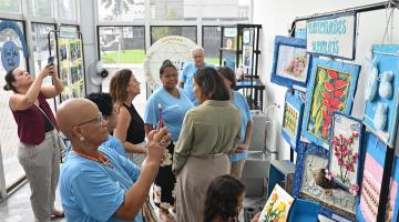 Exposição do Vovô Sabe Tudo. #Paratodosverem