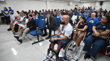 público lota auditório. #paratodosverem