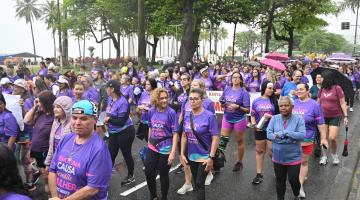 Caminhada Agosto Lilás. #Paratodosverem