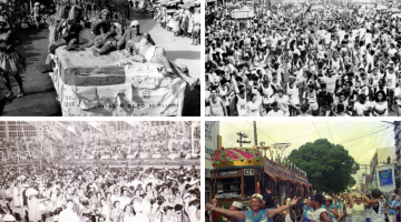 Cordões, ranchos, corsos, blocos e bandas garantem a folia santista desde o século 19