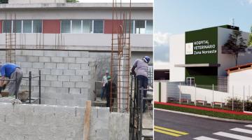 Construção de primeiro Hospital Veterinário Municipal avança em Santos