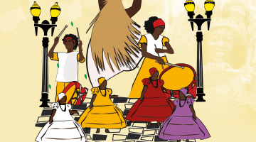 Mostra de arte e cortejo levam música e cultura afro ao Centro de Santos