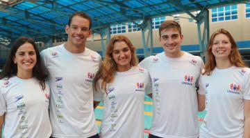 Nadadores de equipe santista representam o Brasil no Mundial em Singapura