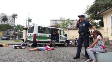 Simulado encena acidente com múltiplas vítimas na Estação da Cidadania