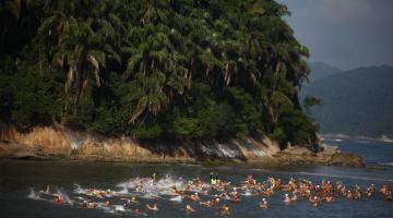 Terceira etapa do Santista  de Águas Abertas reúne 400 atletas
