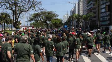 Caminhada pela Vida acontece neste domingo na orla de Santos