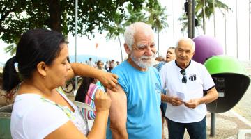 Mais de 10 mil pessoas são vacinadas no Dia D contra a gripe