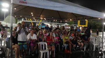 Festival Sul-Americano de Longboard Feminino é aberto em noite de homenagens e emoção em Santos