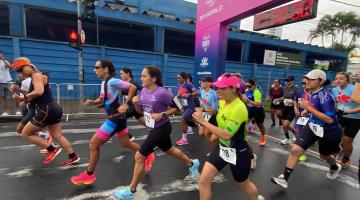 pessoas na largada da corrida #paratodosverem