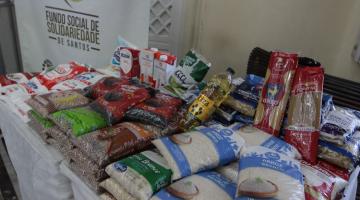 Fundo Social de Santos recebe em duas doações mais de 6 toneladas de alimentos