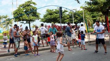 Muitas brincadeiras e diversão em família no Domingo de Lazer