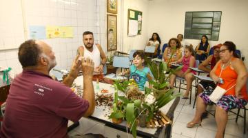 Paixão por orquídeas leva participantes a curso no Botânico