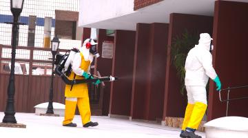 Nebulização contra o Aedes aegypti atinge 14 quadras do Gonzaga, em Santos