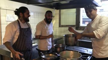 Almoço a seis mãos no Estação Bistrô reprisa experiência de programa de TV