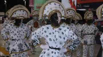 Segunda noite de desfiles em Santos reúne foliões em uma celebração de fé e brasilidade