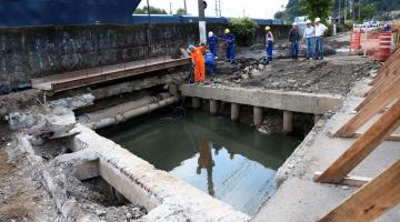 Obras da Nova Entrada de Santos terão mais R$ 25 milhões para combater enchentes