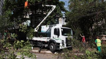 Praça na Pompeia, em Santos, recebe amplos serviços de zeladoria