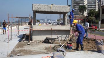 operário atua em trecho das obras #pracegover 