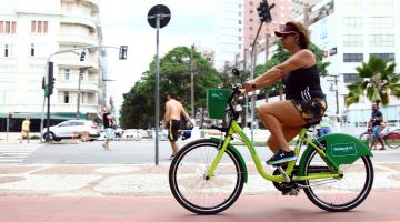 Bike Santos: viagens aumentam 83,84% relação a 2017